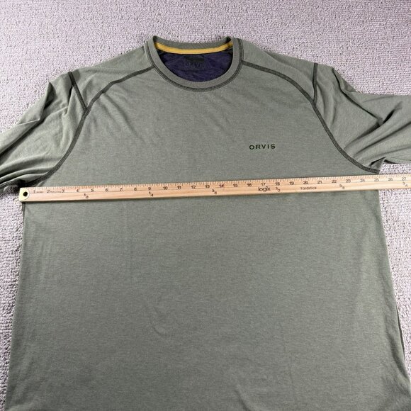 Orvis Dricast Lightweight Performance Long Sleeve Shirt Green Men’s Size XL - Picture 4 of 7